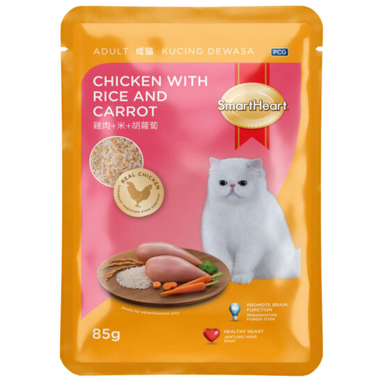 Smart Heart Tavuk Pirinç ve Havuçlu Kedi Konservesi 85 Gr - 1