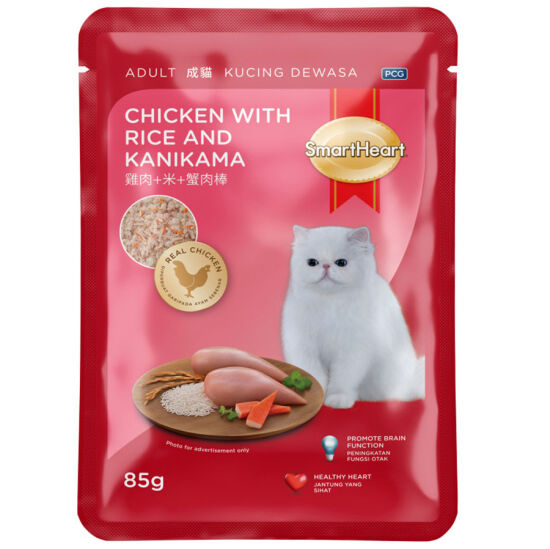 Smart Heart Tavuk Pirinç ve Kanikama Kedi Konservesi 85 Gr - 1