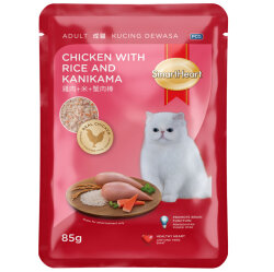 Smart Heart Tavuk Pirinç ve Kanikama Kedi Yaş Maması 85 Gr - Smart Heart
