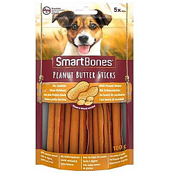Smart Bones Fıstık Ezmeli Tavuklu Sticks Köpek Ödül Maması 5 Parça - 100 Gr - Smart Bones