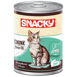 Snacky Chunk Ciğerli Kedi Konservesi 400 Gr - Snacky