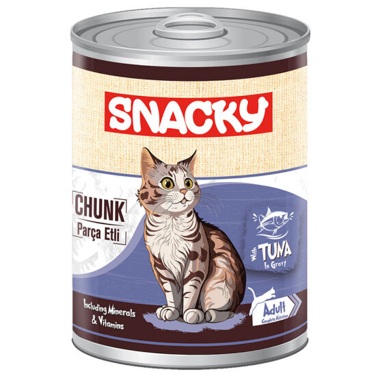 Snacky Chunk Ton Balıklı Kedi Konservesi 400 Gr - 1