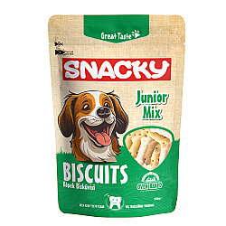 Snacky Junior Mix Köpek Bisküvisi 200 Gr - Snacky