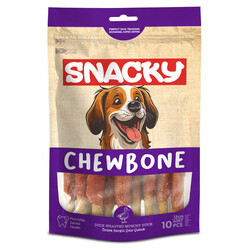 Snacky - Snacky Munchy Ördek Sargılı Köpek Ödül 13 Cm (10 lu Paket) - 120 Gr