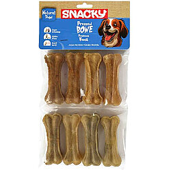 Snacky Natural Köpek Çiğneme Kemiği 7,5 Cm (8 li Paket) - 180 Gr - Snacky