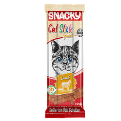Snacky - Snacky Stick Kuzu Etli Kedi Ödülü 3x5 Gr - 15 Gr