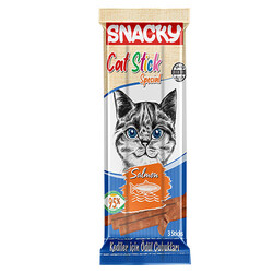 Snacky - Snacky Stick Somonlu Kedi Ödülü 3x5 Gr - 15 Gr