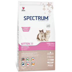 Spectrum - Spectrum KITTEN38 Tavuklu Yavru Kedi Maması 2 Kg + Temizlik Mendili
