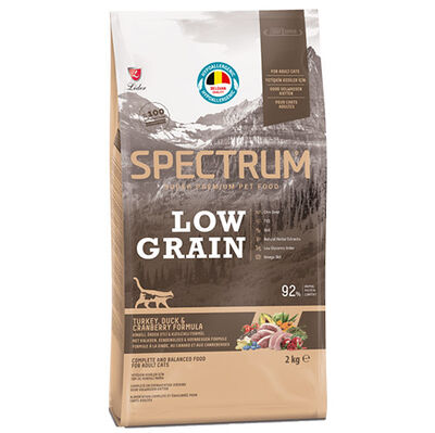 Spectrum Low Grain Hindi Ördek ve Kızılcıklı Kedi Maması 2 Kg