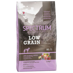 Spectrum - Spectrum Low Grain Kuzu Etli ve Yaban Mersini Orta ve Büyük Irk Köpek Maması 2,5 Kg