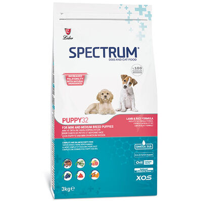 Spectrum PUPPY32 Tavuk ve Kuzu Yavru Köpek Maması 3 Kg + 2 Adet Temizlik Mendili