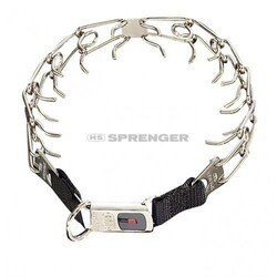 Sprenger - Sprenger Ultra - Plus Inox CliClok 4 mm / 60 cm Köpek Tasması