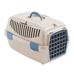 Stefanplast - Stefanplast Gulliver 1 Bej Taşıma Kafesi 48x32x31 Cm