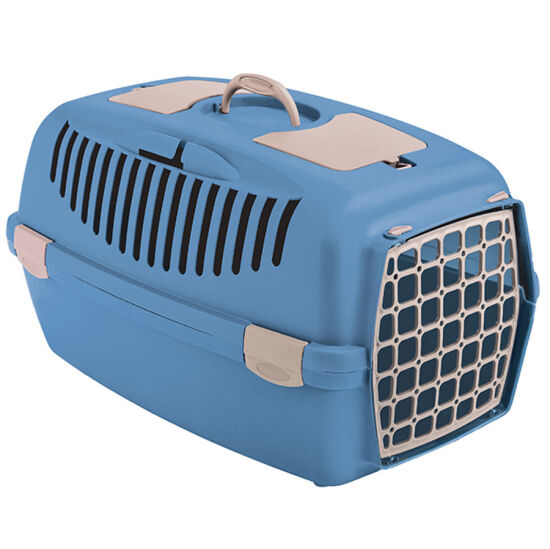 Stefanplast Gulliver 2 Mavi Taşıma Kafesi 55x36x35 Cm - 1