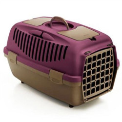 Stefanplast Gulliver 3 Küçük Irk Köpek ve Kedi Taşıma Kafesi (Mor) - Stefanplast