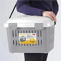 Stefanplast Midi Guliver Orta Boy Taşıma Gri/Beyaz 45x33x33 Cm - 2