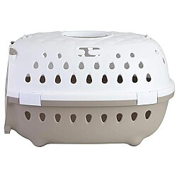 Stefanplast Travel Chic Küçük Irk Köpek ve Kedi Taşıma Kafesi (Bej) - 3