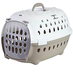 Stefanplast Travel Chic Küçük Irk Köpek ve Kedi Taşıma Kafesi (Bej) - 1