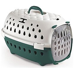 Stefanplast Travel Chic Küçük Irk Köpek ve Kedi Taşıma Kafesi (Yeşil) - 2
