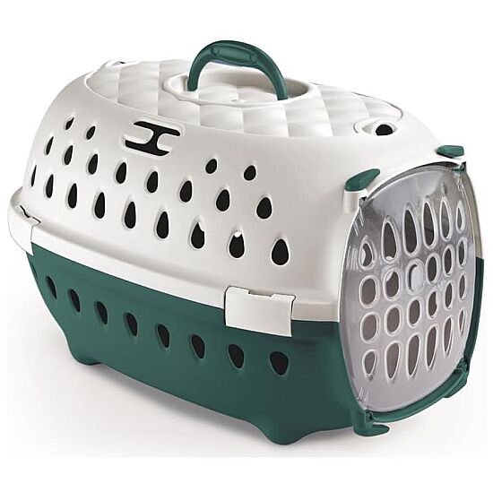 Stefanplast Travel Chic Küçük Irk Köpek ve Kedi Taşıma Kafesi (Yeşil) - 2