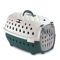 Stefanplast - Stefanplast Travel Chic Küçük Irk Köpek ve Kedi Taşıma Kafesi (Yeşil)