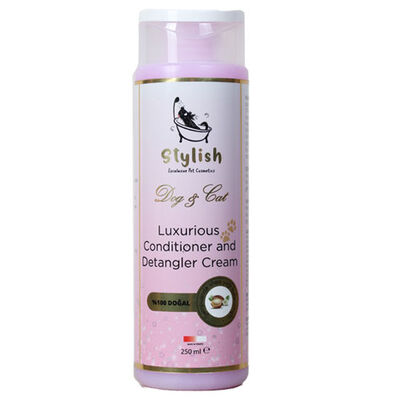 Stylish Conditioner Detangler Cream Kedi ve Köpek Kıtık Açıcı Tüy Kremi 250 ML