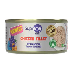 Supreme Cat Tiftiklenmiş Tavuklu Kedi Konservesi 70 Gr - Supreme