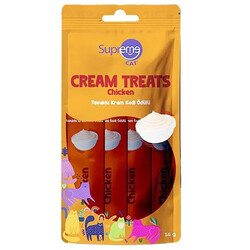 Supreme - Supreme Crema Tavuk Etli Ek Besin ve Kedi Ödülü 4x14 Gr