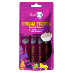 Supreme Crema Ton Ve Somonlu Ek Besin ve Kedi Ödülü 4x14 Gr - Supreme