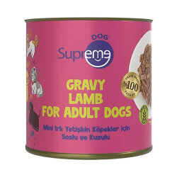 Supreme Dog Soslu Kuzulu Küçük Irk Köpek Konservesi 200 Gr - Supreme