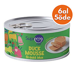 Supreme Ördek Etli Püre Kedi Yaş Maması 85 Gr - 6 Al 5 Öde - Supreme