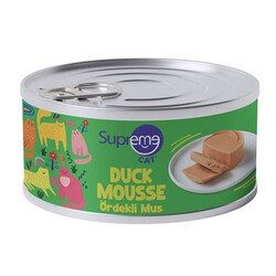 Supreme - Supreme Ördek Etli Püre Kedi Yaş Maması 85 Gr