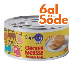 Supreme Tavuk Etli Püre Kedi Yaş Maması 85 Gr - 6 Al 5 Öde - Supreme