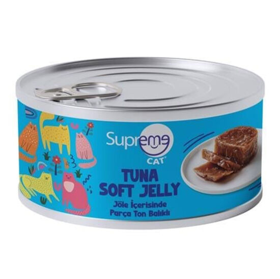 Supreme Ton Balıklı Parça Etli Jöle Kedi Yaş Maması 85 Gr - 1