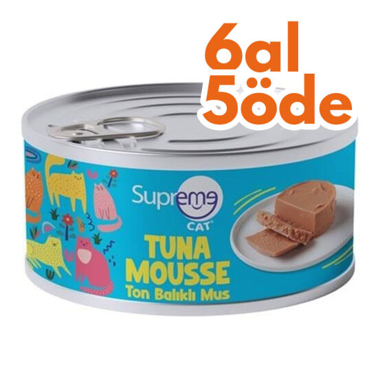 Supreme Ton Balıklı Püre Kedi Yaş Maması 85 Gr - 6 Al 5 Öde - 1