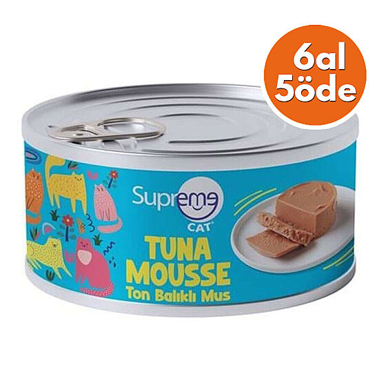 Supreme Ton Balıklı Püre Kedi Yaş Maması 85 Gr - 6 Al 5 Öde - 1