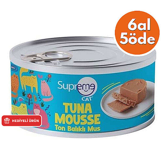Supreme Ton Balıklı Püre Kedi Yaş Maması 85 Gr - 6 Al 5 Öde - 1