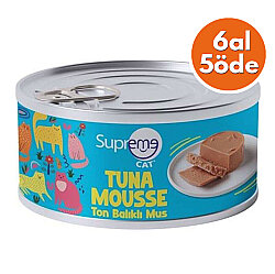 Supreme Ton Balıklı Püre Kedi Yaş Maması 85 Gr - 6 Al 5 Öde - Supreme