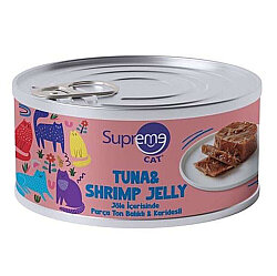 Supreme Ton Balıklı ve Karidesli Parça Etli Kedi Yaş Maması 85 Gr - 6 Al 5 Öde - 2