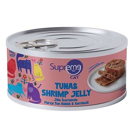 Supreme Ton Balıklı ve Karidesli Parça Etli Kedi Yaş Maması 85 Gr - 6 Al 5 Öde - 2