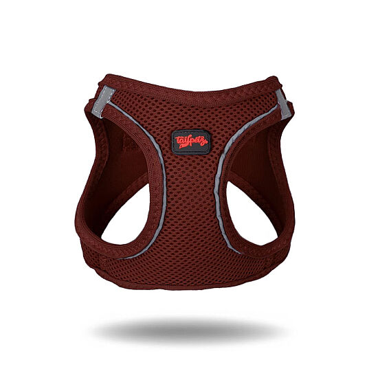 Tailpetz Air-Mesh Harness Köpek Göğüs Tasması Bordo XL - 4