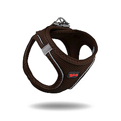Tailpetz Air-Mesh Harness Köpek Göğüs Tasması Kahverengi M - Tailpetz