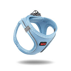 Tailpetz Air-Mesh Harness Köpek Göğüs Tasması Mavi M - Tailpetz