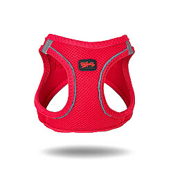 Tailpetz Air-Mesh Harness Köpek Göğüs Tasması Neon Kırmızı L - 4