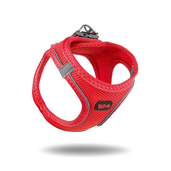 Tailpetz Air-Mesh Harness Köpek Göğüs Tasması Neon Kırmızı M - 1