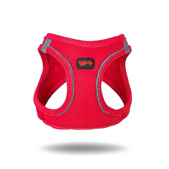 Tailpetz Air-Mesh Harness Köpek Göğüs Tasması Neon Kırmızı XL - 4
