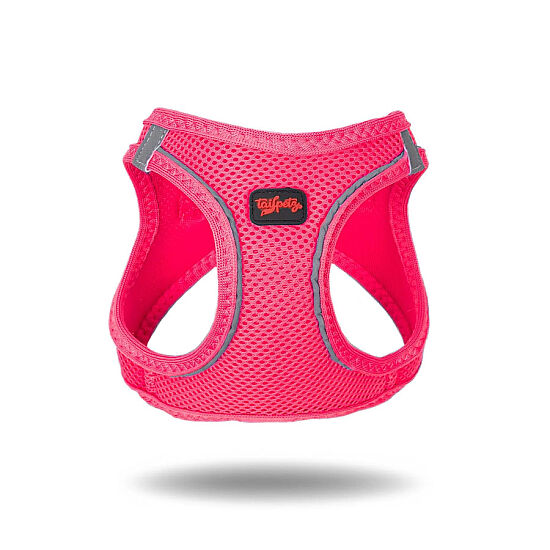 Tailpetz Air-Mesh Harness Köpek Göğüs Tasması Neon Pembe XS - 4