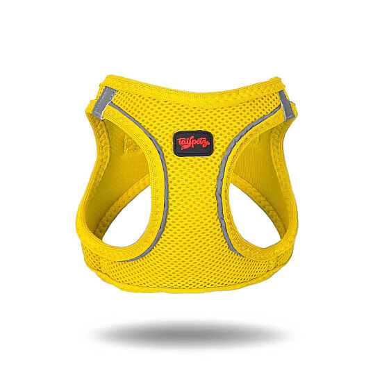 Tailpetz Air-Mesh Harness Köpek Göğüs Tasması Neon Sarı S - 4