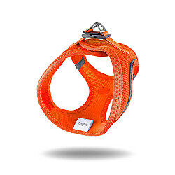 Tailpetz Air-Mesh Harness Köpek Göğüs Tasması Neon Turuncu XS - 3