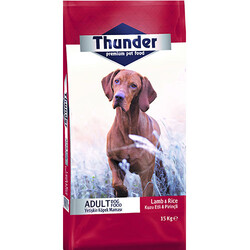 Thunder - Thunder Kuzu Etli Köpek Maması 15 Kg